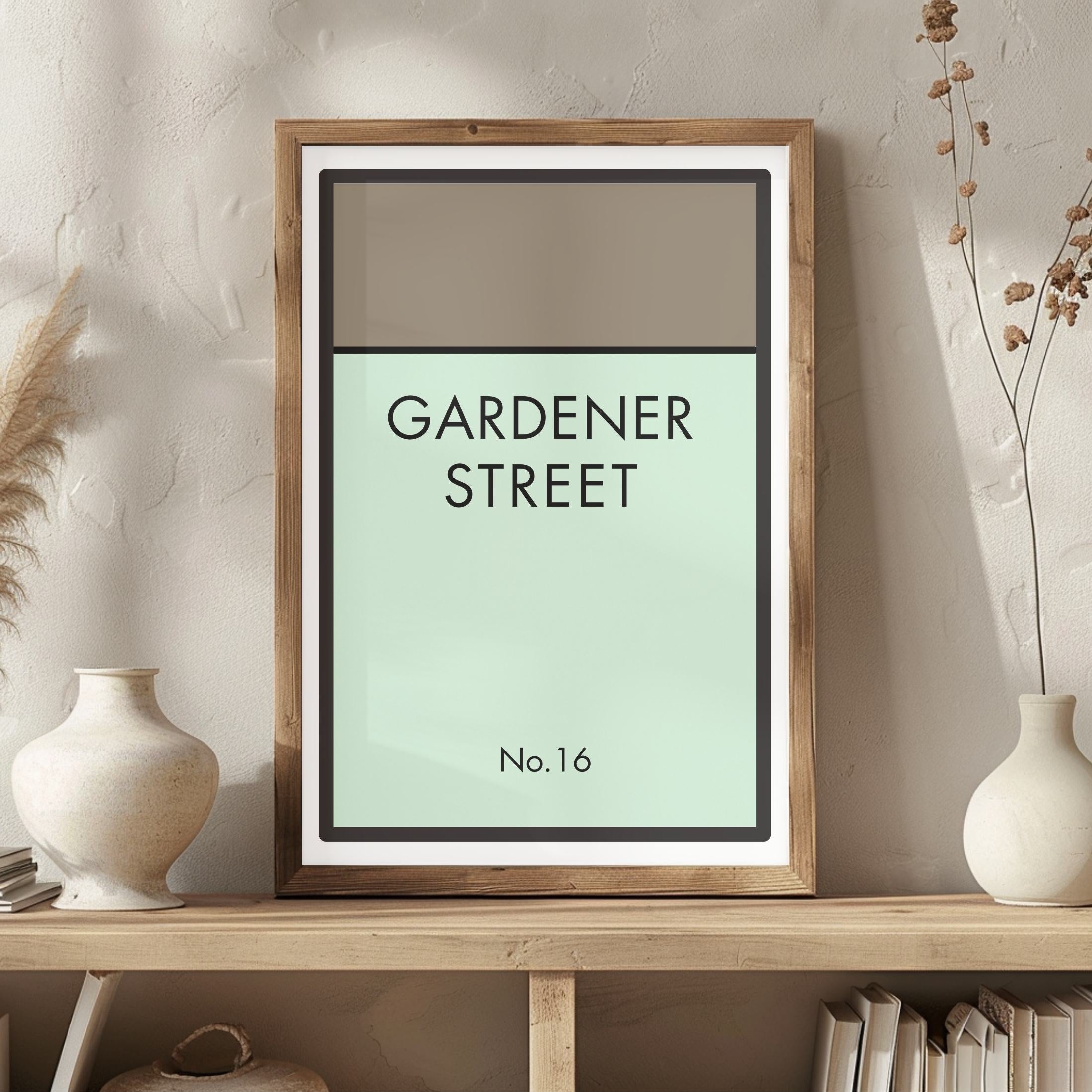 Monopoly Street Names - Brown