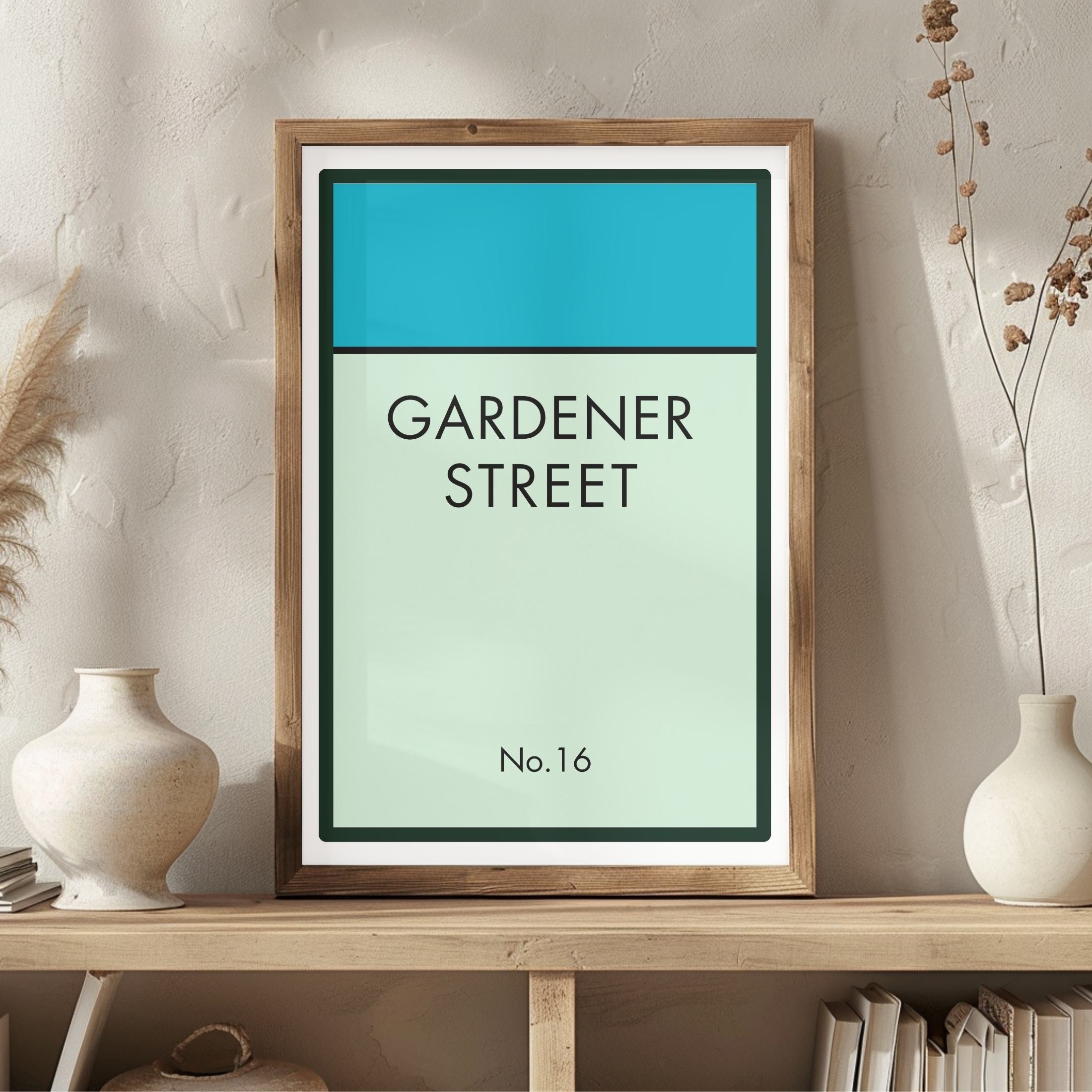 Monopoly Street Names - Light Blue