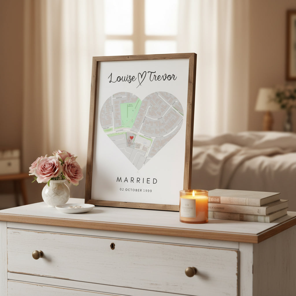 Personalised Couple Maps